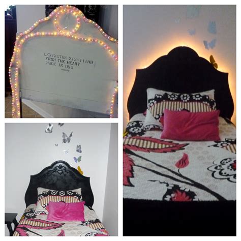 Pin by Gina Roberts on Kids room ideas | Christmas lights inside, Diy headboard with lights ...