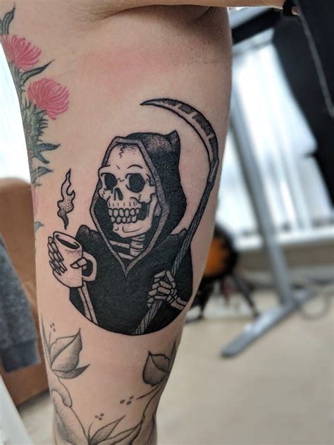 Grim Reaper by Katie So @ Black Medicine Tattoo, Vancouver BC : tattoos ...