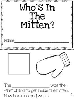 The Mitten: Story Activities by Lanier's Lions | TpT