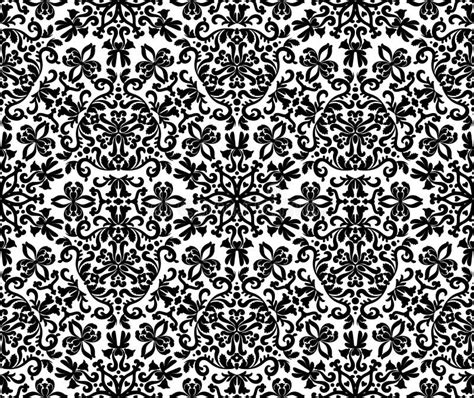 Decorative Seamless Vector Damask Pattern Stock Vector - Illustration ...