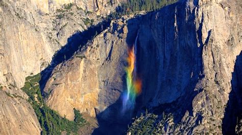 A Yosemite Falls rainbow in real-time – The Kid Should See This