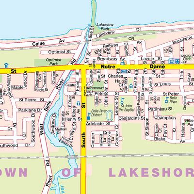 Lakeshore and Area, ON Map by Mapmobility Corp. | Avenza Maps