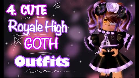 4. CUTE Royale high GOTH outfit ideas!💜 - YouTube