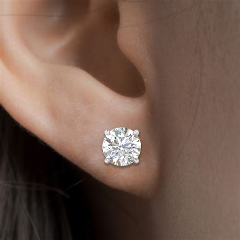 What Is An Ideal Size For Diamond Stud Earrings? –, 49% OFF