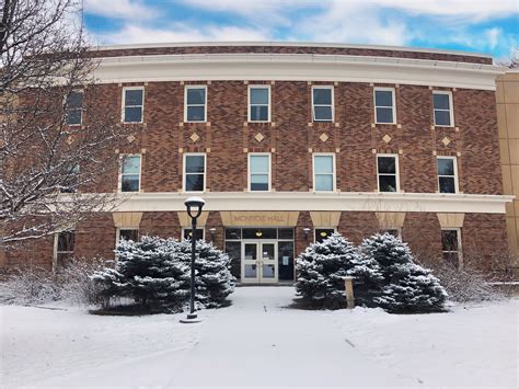 Beautiful Winter Scenery on the Eastern Washington University Campus ...