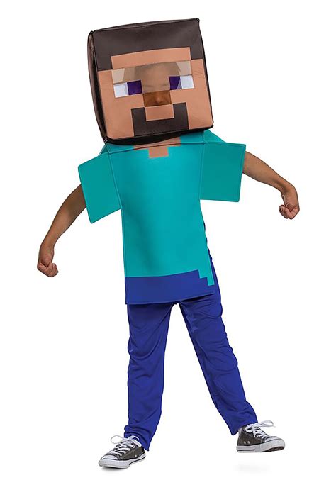 Minecraft Steve Child Adaptive Costume