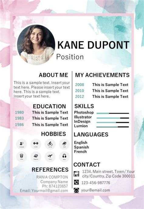 Motion Graphics Designer Resume Template - Slidevilla