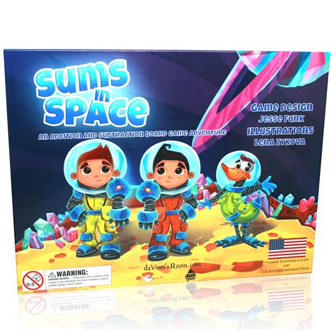 Buy Sums in Space an Addition Subtraction Math Board Game for Kids 5-7 ...