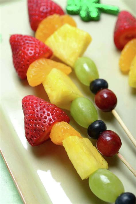 Fruit on stick deserves a good dip