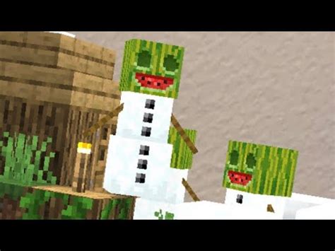 Melon Golem - Minecraft Earth mobs - YouTube