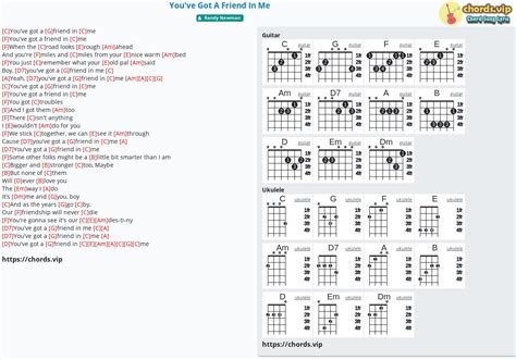 Chord: You've Got A Friend In Me - tab, song lyric, sheet, guitar, ukulele | chords.vip