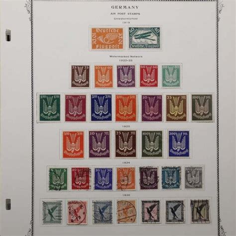 Germany Stamps 1920s-1940s Airmail & Official Issu | Live and Online Auctions on HiBid.com