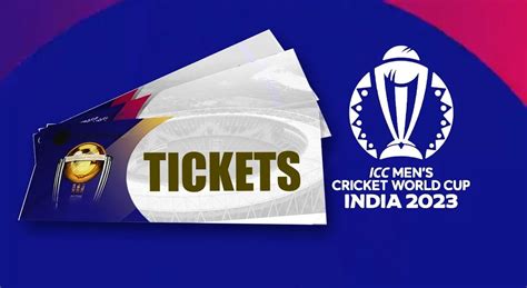 Cricket World Cup 2023 Tickets Availability Date And Registration Detail