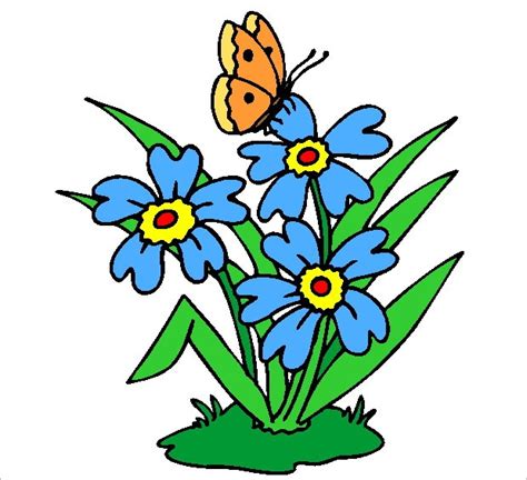 Butterfly On Flower Clipart | Free download on ClipArtMag