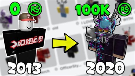 My Roblox Avatar Evolution 2013-2023 (Poor to Rich) - YouTube