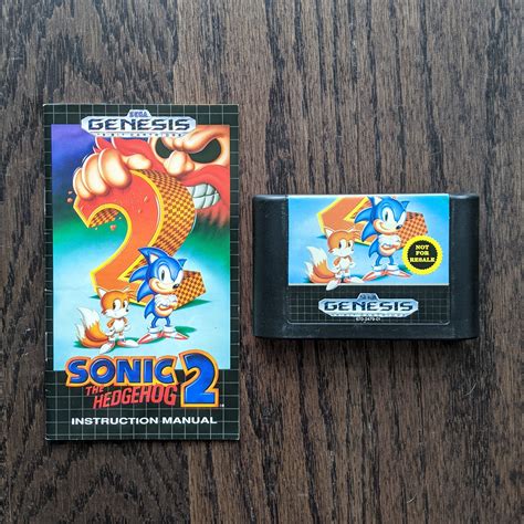 Sonic 2 for Genesis - Not for resale with manual | Replay Value