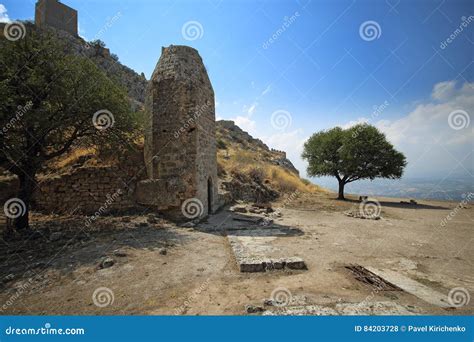 Acrocorinth Acropolis of Ancient Corinth Stock Photo - Image of landscape, citadel: 84203728