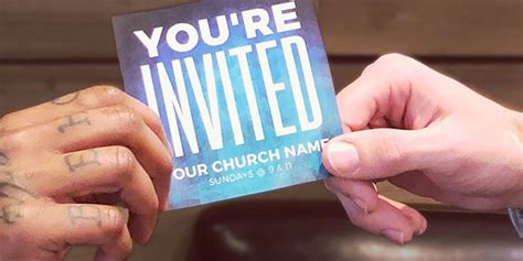 Church Invitation Cards