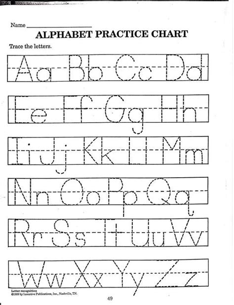 Free Printable Abc Worksheets For Preschool: Preschool Alphabet W ...