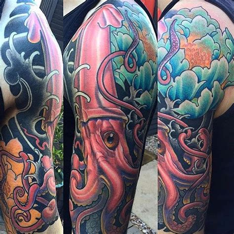 Giant Squid Sleeve | Remington Tattoo Parlor