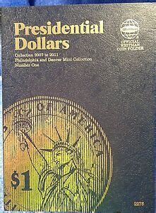 Whitman Presidential Dollar #1 2007-2011 Coin Folder, Album Book # 2275 9780794822750 | eBay