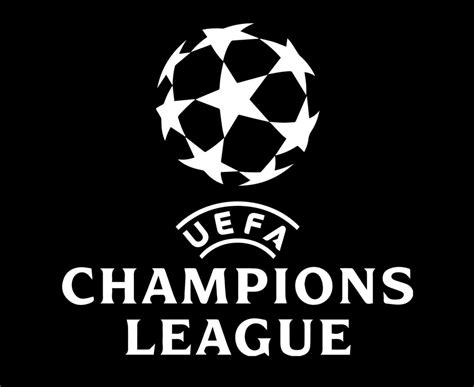 Champions League Logo Symbol White Design football Vector European ...