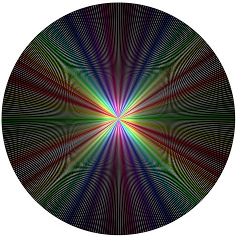Clipart - Line art fluo Circle