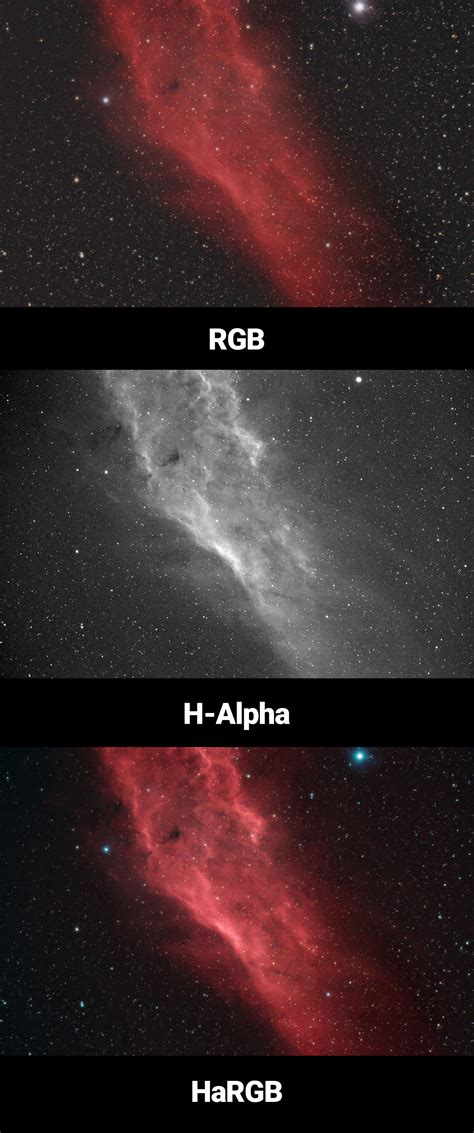 Narrowband Images with a Color Camera (Astrophotography Examples) | Colour camera ...