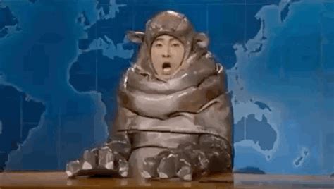 Moo Deng Bowen Yang GIF - Moo deng Bowen yang Snl - Discover & Share GIFs