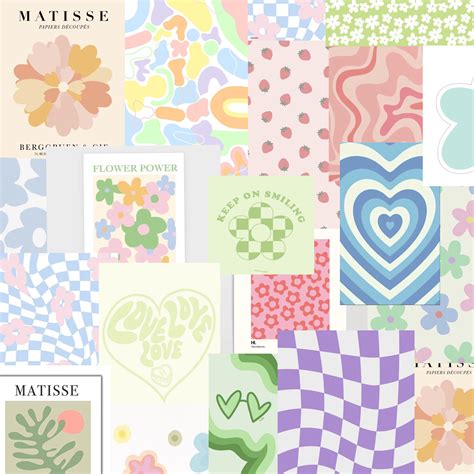 Danish Pastel Collage - Cute Patterns and Designs