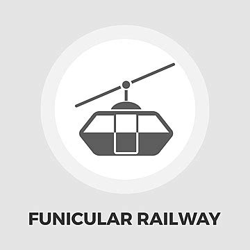 Funicular Railway Railway Travel Simple Vector, Railway, Travel, Simple ...