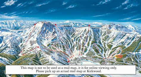 Kirkwood Piste Map | trails & marked ski runs | SNO