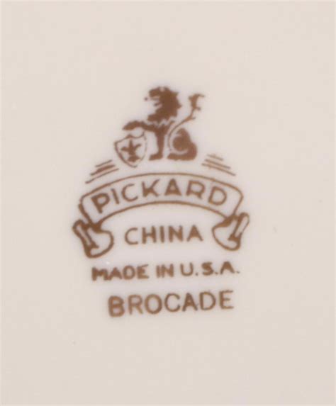 Pickard China "Brocade" Dinnerware and Platter, 1964-2009 | EBTH