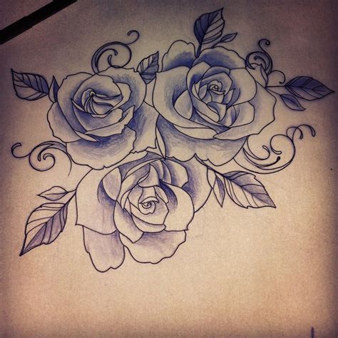 Rose Drawing Tattoo | Astronomy Blog