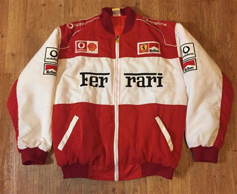 Vintage Ferrari Marlboro F1 Michael Schumacher Retro Racing Team Down Jacket - M | #1730411181