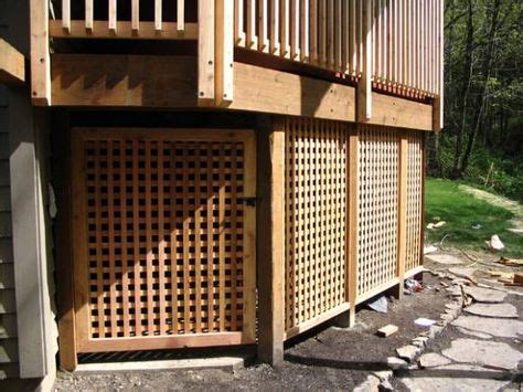 20+ Lattice and Lattice alternatives! ideas | deck skirting, deck design, building a deck