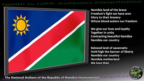 Namibian National Anthem Lyrics