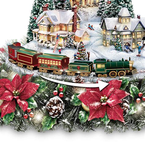 Thomas Kinkade Christmas Centerpieces • Comfy Christmas