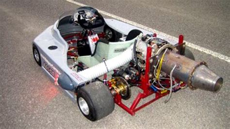 Perfect for Any Garage: The Jet-Engine Go-Cart - CNET