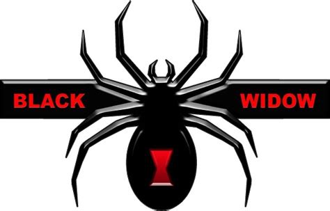 Black Widow Edition Decal / Sticker 03