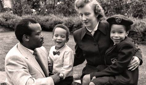 Photo: Ruth and Seretse Khama with now President of Botswana Ian Khama ...