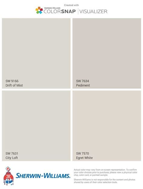 Sherwin Williams Light Greige Color Palette