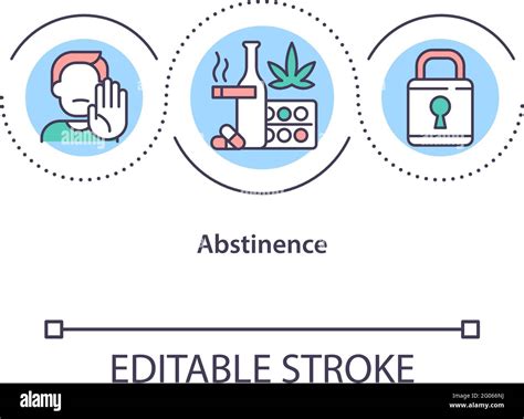 Abstinence concept icon Stock Vector Image & Art - Alamy