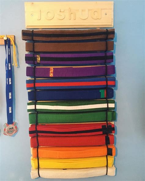 Wooden Martial Art Belt Display,martial art, kickboxing, karate, boxing, display, belt display ...