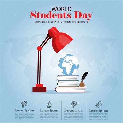 Premium Vector | World Students Day