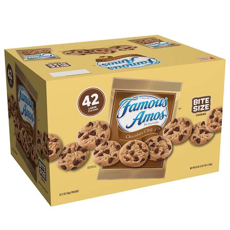 Buy Online Famous Amos Chocolate Chip Cookies (2 Oz., 42 Ct.) | Kesar ...