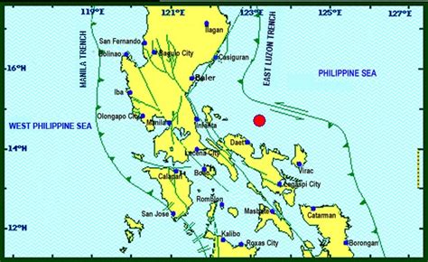 070 km N 25° E of Daet (Camarines Norte) Information No. 2