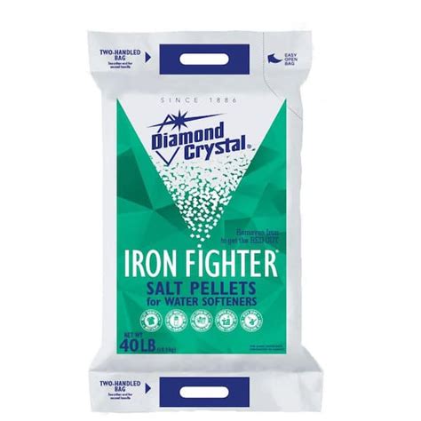 Diamond Crystal 40.5 lb Iron Fighter Water Softener Salt 100012466 - The Home Depot