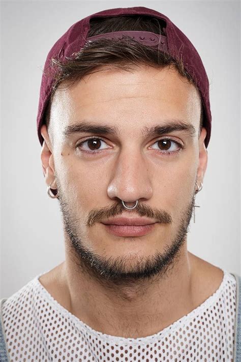 Earrings For Men In 2022: Hoops, Dangles, Dimonds And More | Men's piercings, Heart face shape ...