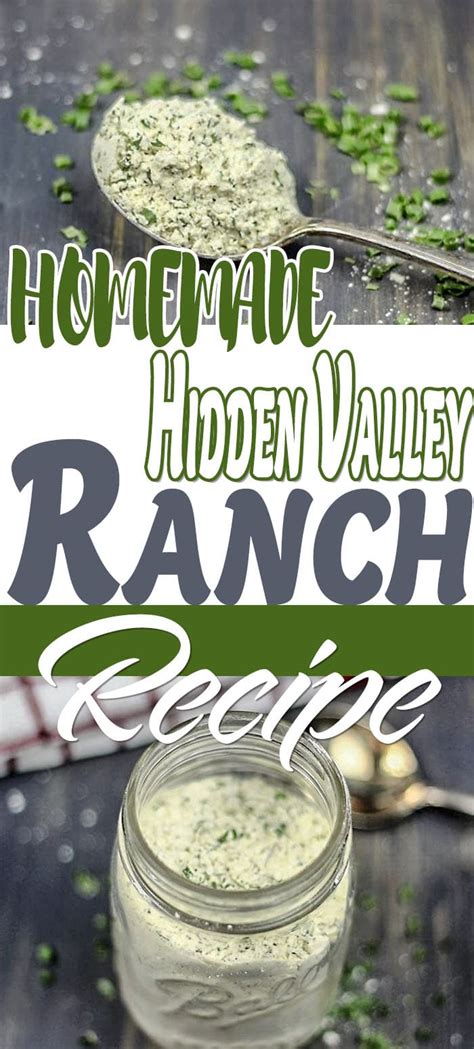 Homemade Hidden Valley Ranch Seasoning Recipe ⋆ by Pink